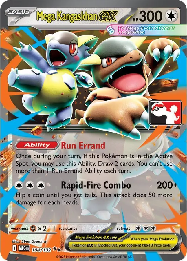 Mega Evolution Mega Kangaskhan Ex [Prize-Pack] Pokémon card